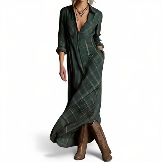 Clara | Vestido camisero largo